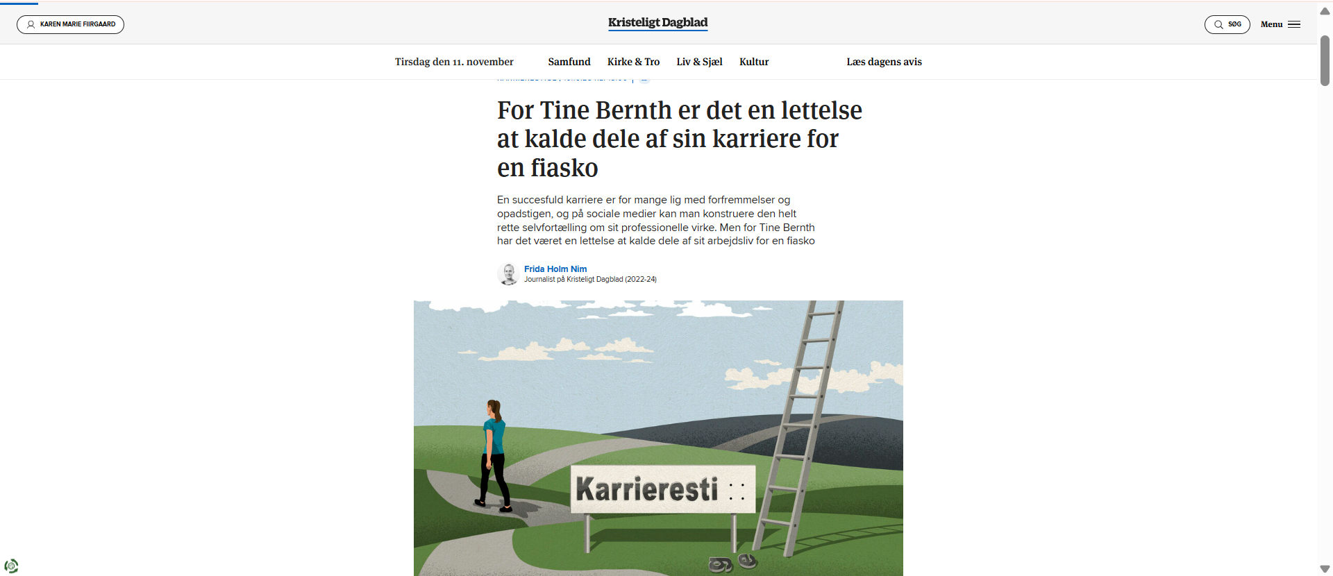 Et succesfuldt arbejdsliv er for mange lig med forfremmelser og opadstigen. På sociale medier kan man konstruere den rette fortælling om succes.